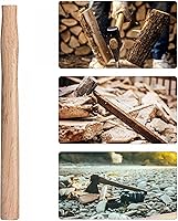 Vista 5 de uxcell Martillo de 16 pulgadas, mango de madera de repuesto para garra de 2 a 4 libras o martillo de clavo para desgarrar ojo ovalado