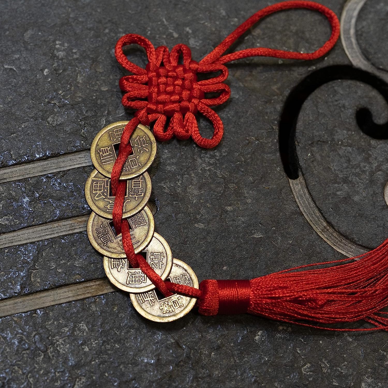 Pendentif Feng Shui Cai Shen - Porte-bonheur Attirant Fortune Et Chance - Alliage Zinc - Pour Téléphone Ou Sac