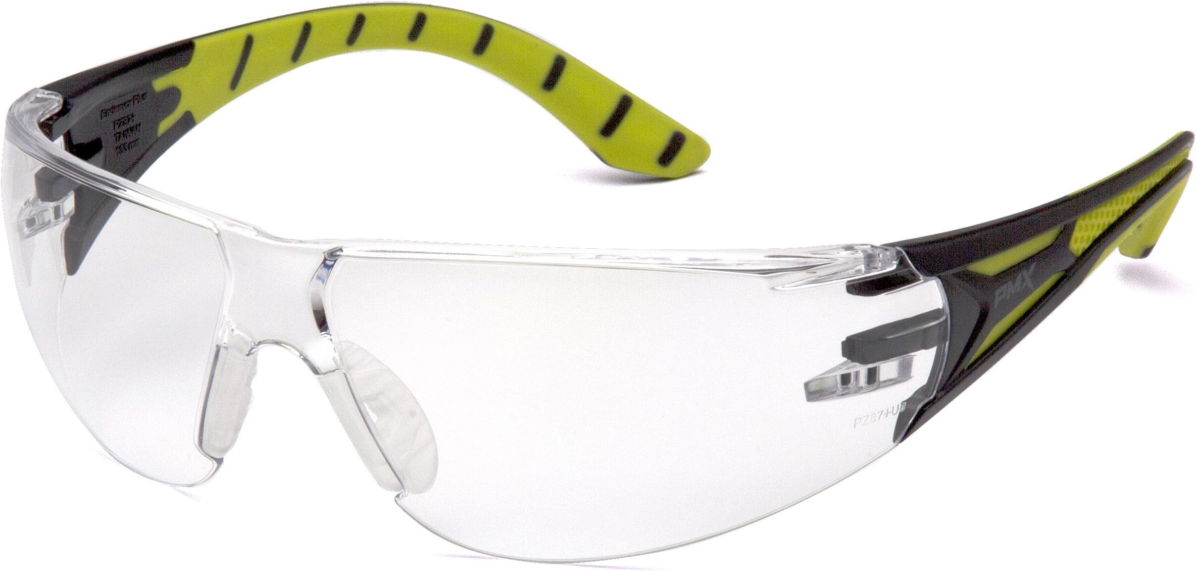 Pyramex Endeavor Plus Safety Glass Black/Gray Frame With Foam Padding Clear H2MAX Anti-fog Lens