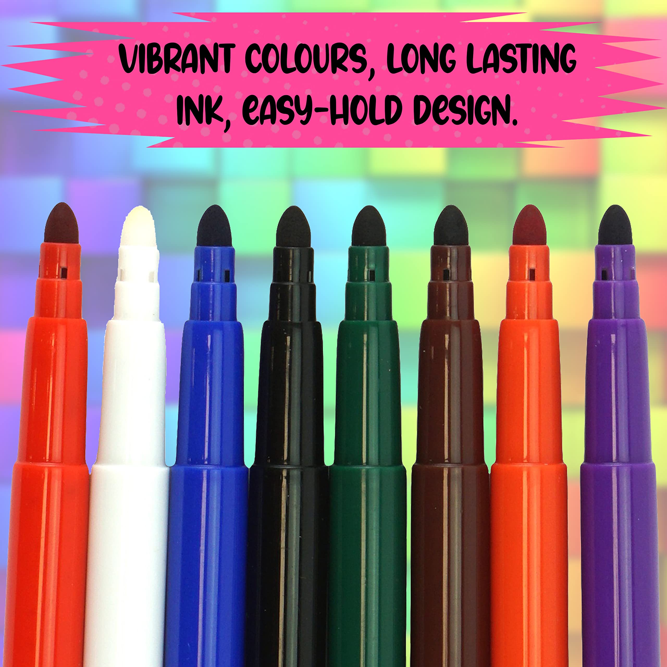 MAALEO Penne magiche colorate che cambiano colore, 21 colori, 4 penne bianche per messaggi nascosti 23201