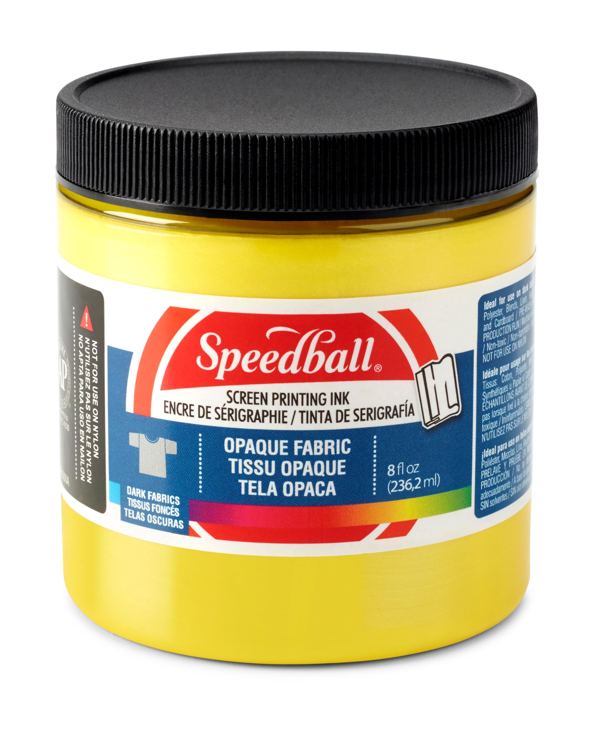 Opaque Fabric Screen Printing Inks citrine 8 oz.