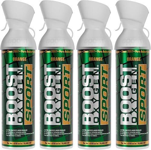 Miniatura 47 de Boost Oxygen Recipiente grande natural de 10 L | Soporte respiratorio para recuperación aeróbica, altitud, rendimiento y salud (paquete de 2)