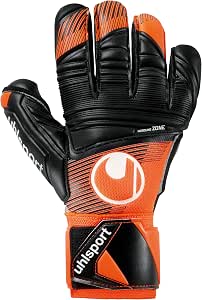 Guanti Da Portiere Uhlsport Super Resist+ HN - Per Erba Sintetica E Terreni Duri, Lattice Super Resistente, Taglio Semi-Negativo
