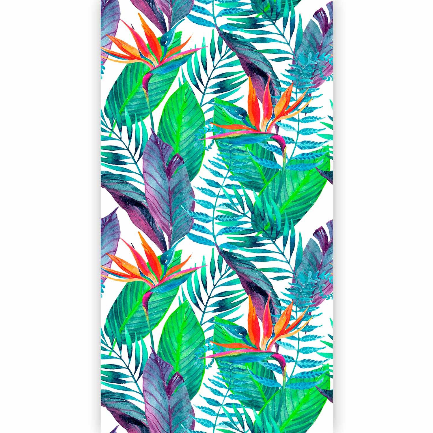artgeist Wall Mural Tropical 58x110 in - Peel and Stick Self-Adhesive Foil Wall Mural Removable Sticker Premium Print Picture Image Design Home Decor b-B-0299-am-a
