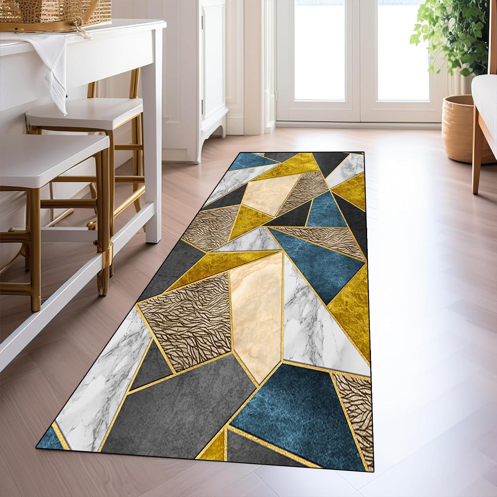 Alfombra de cocina 70x190 cm lavable con base de goma pasillo