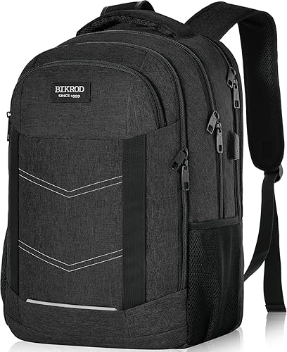 BIKROD Mochila para portátil L22 de 15,6 pulgadas, Negro -, Mochilas Daypack