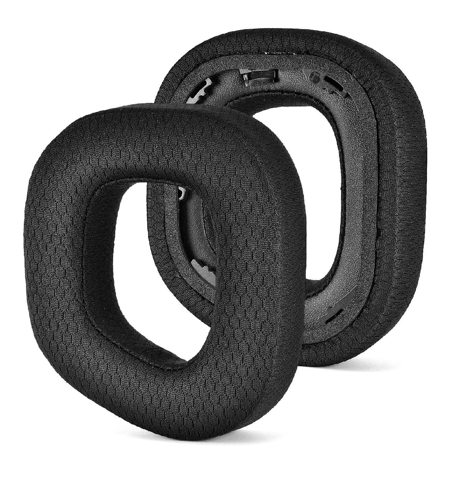 VEKEFF HS80 Earpads - Replacement Ear Cushion Pads Compatible with Corsair HS80 RGB Wireless Headphone (Fabric Mesh Black)