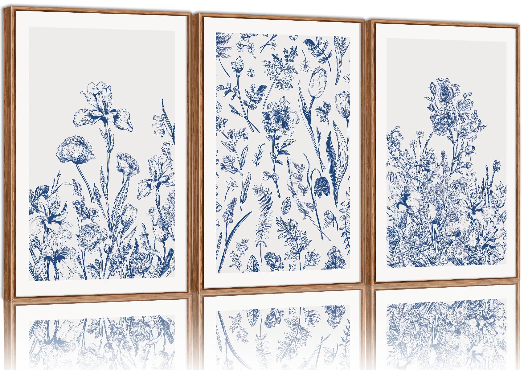 Amazon.com: SIGNINART Classic Chinoiserie Botanical Framed