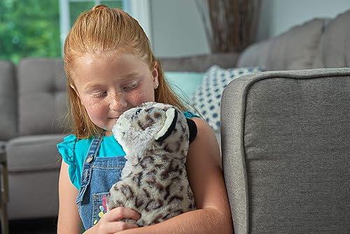 Miniatura 5 de Wild Republic Leopardo de la nieve, Cuddlekins, animal de peluche, 12 pulgadas, regalo para niños, juguete de peluche, relleno es botellas de agua