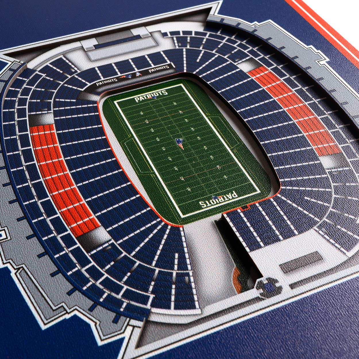 YouTheFan NFL 3D Stadion Banner, 8 x 32 Zoll