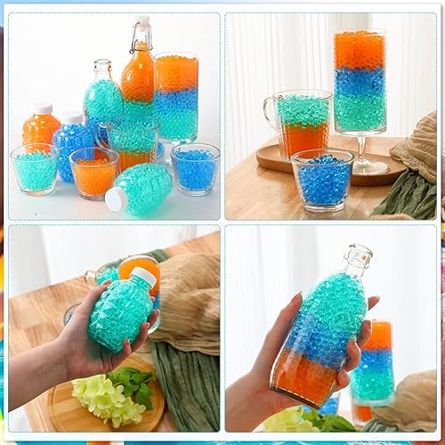 Miniatura 7 de Bolas de agua, soporte para cuentas, cubo de agua, accesorios de cuentas de gel de agua, con 6 paquetes de embudo de plástico botella de piña y 120,
