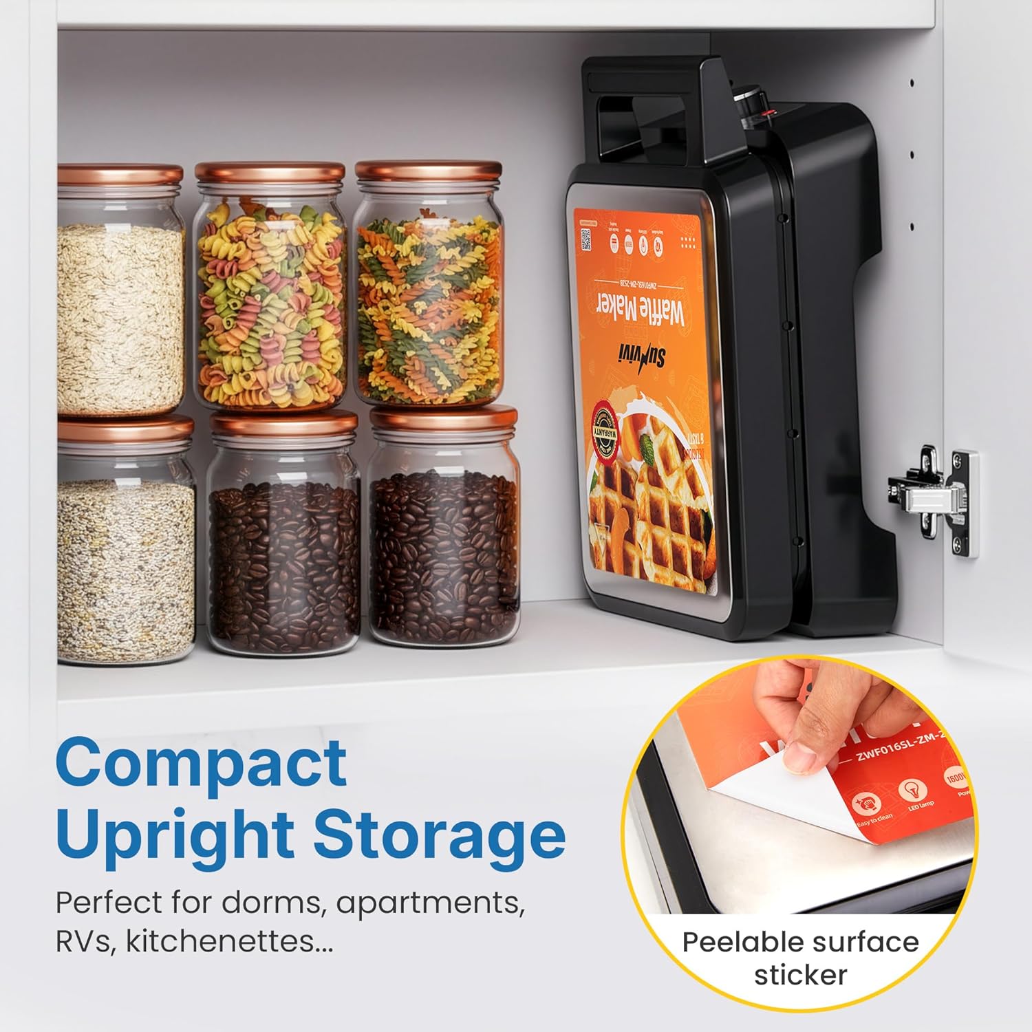 4 Slices Belgian Waffle Maker, Electric Waffle Machine with Adjustable Browning Control, Stainless Steel Waffle Iron with Nonstick Plates Easy Cleanup, Breakfast Maker for Families, Silver