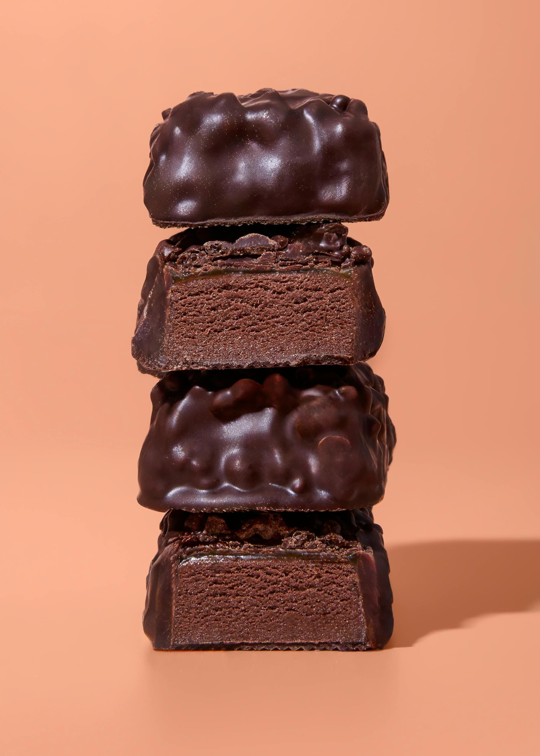 KoRo - Crispy Protein Bar Dark Chocolate 12 x 60 g - Hoher Proteingehalt - Ohne Zuckerzusatz* - Schokoladiger Snack