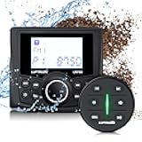 Marine Digital Media Receiver - Weatherproof Marine Stereo System with Wireless Remote - Built-in 3