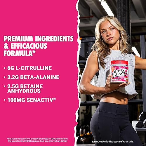 Miniatura 9 de GHOST Legend V3 - Polvo de preentrenamiento, Lemon Crush, 30 porciones, preentrenamiento para hombres y mujeres con cafeína, L-citrulina y beta