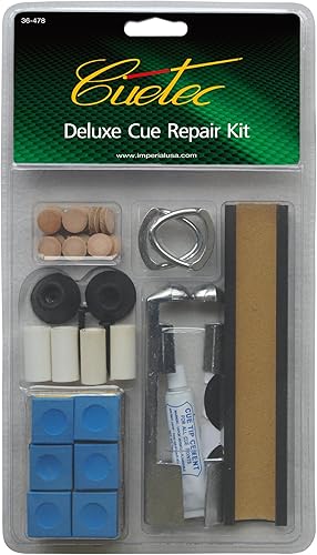 Cuetec Accesorio para taco de billarpiscina kit de reparaciónmantenimiento de tacos de billar de lujo
