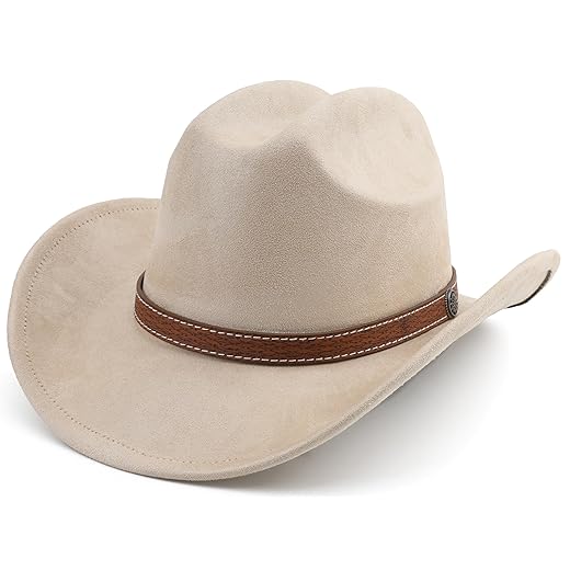 Western Cowboy Hat for Women Men Small Short Wide Brim Beach Cowgirls Cattleman Cowboys Hats