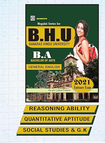 BHU Banaras Hindu University B.A Entrance Exam 2021 (Set of 4 Books)