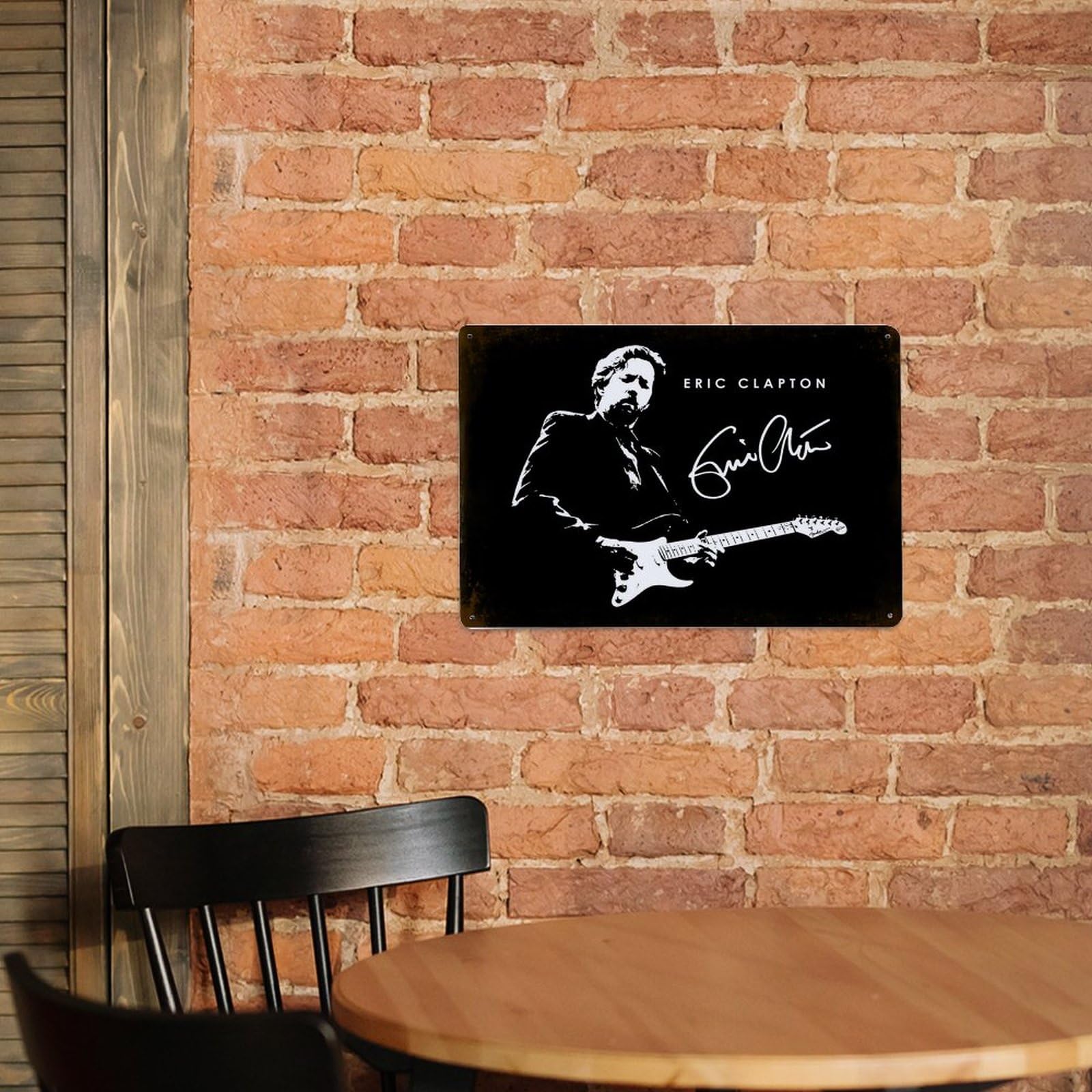 Amazon.co.jp: Eric Clapton ギター メタル ブリキ看板 ポスター 8 