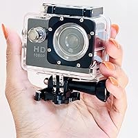 Vista 5 de Sports Camera Go Pro HD 1080p Mini videocámaras Cámara de acción Video Full HD, Negro (HL-01-02)