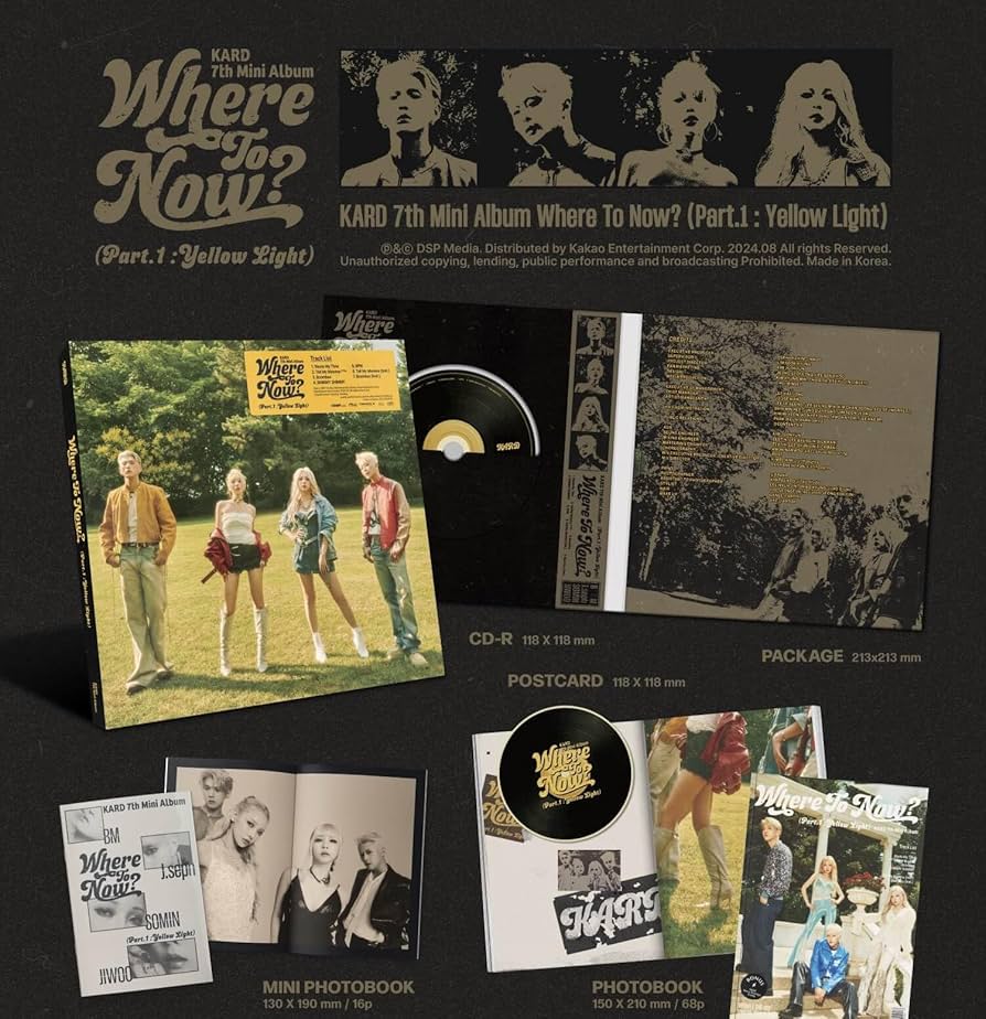 Amazon.com: KARD Album - Where To Now? (Part. 1 : Yellow