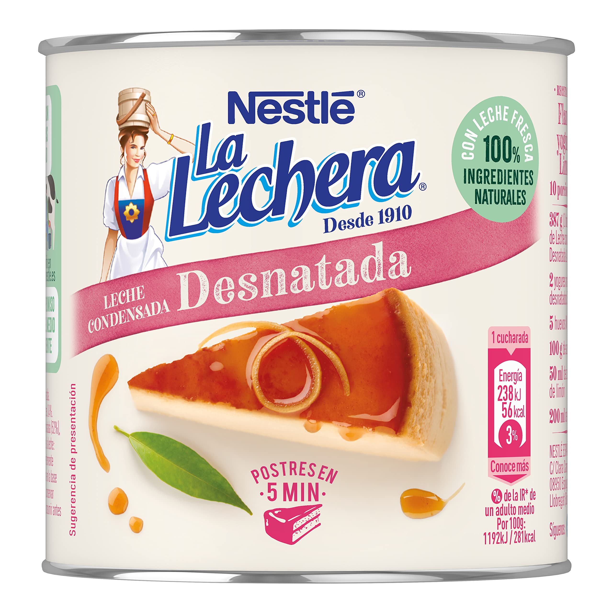 Nesquik LA LECHERA leche condensada desnatada Bote 387g