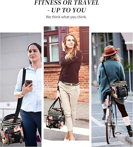 Miniatura 8 de BAGNN Lonchera y bolsa de almuerzo para mujeres, lonchera grande aislada para adultos, a prueba de fugas, bolsa enfriadora para el trabajo, picnic,