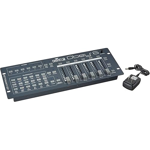 CHAUVET DJ Obey 6 Universal DMX-512 Compact Stage Light Controller