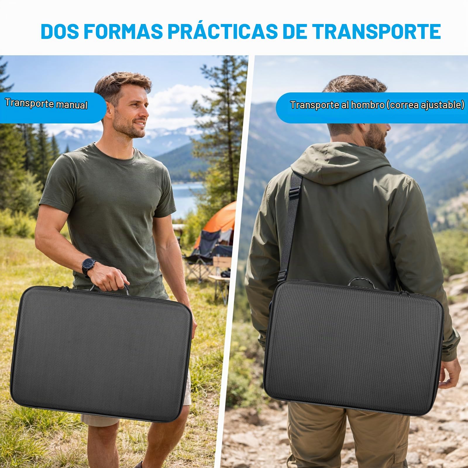 Funda de Viaje para Starlink Gen 3, Estuche Rígido Estándar Starlink Impermeable con Acolchado Antigolpes, Bolsa de Transporte Portátil para Starlink Gen 3 (Negro)