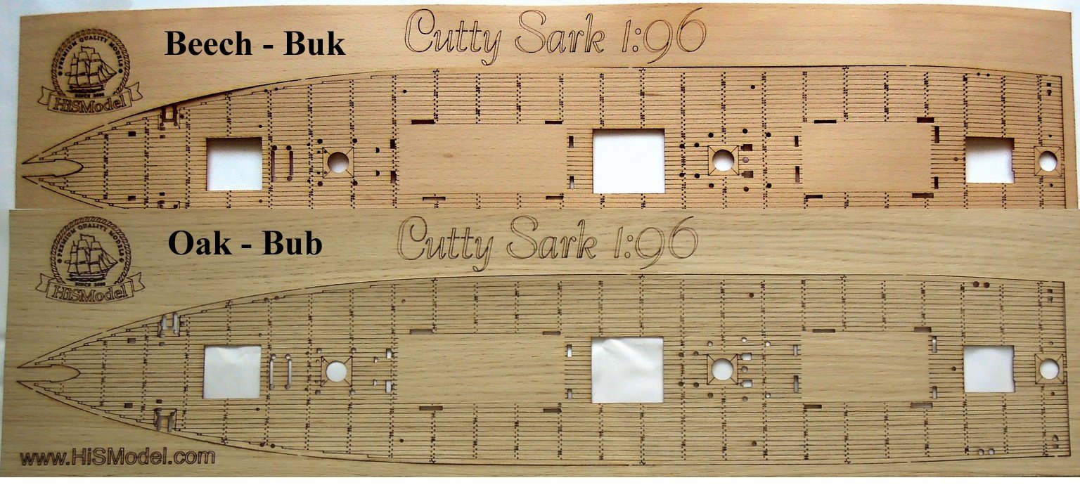 Revell Cutty Sark - realistyczny drewniany pokład bukowy do modelu 1:96