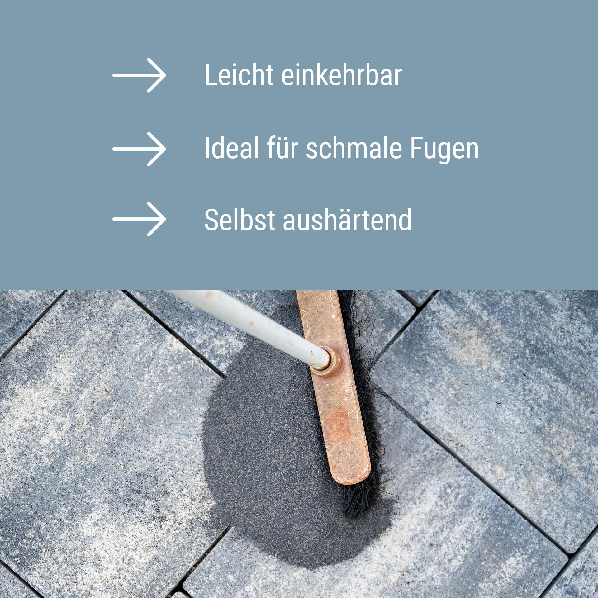 Schicker Mineral Basalt Fugensand anthrazit 0-2 mm 1000 kg Big Bag, Brechsand zum Einkehren in Pflasterfugen aus Naturgestein