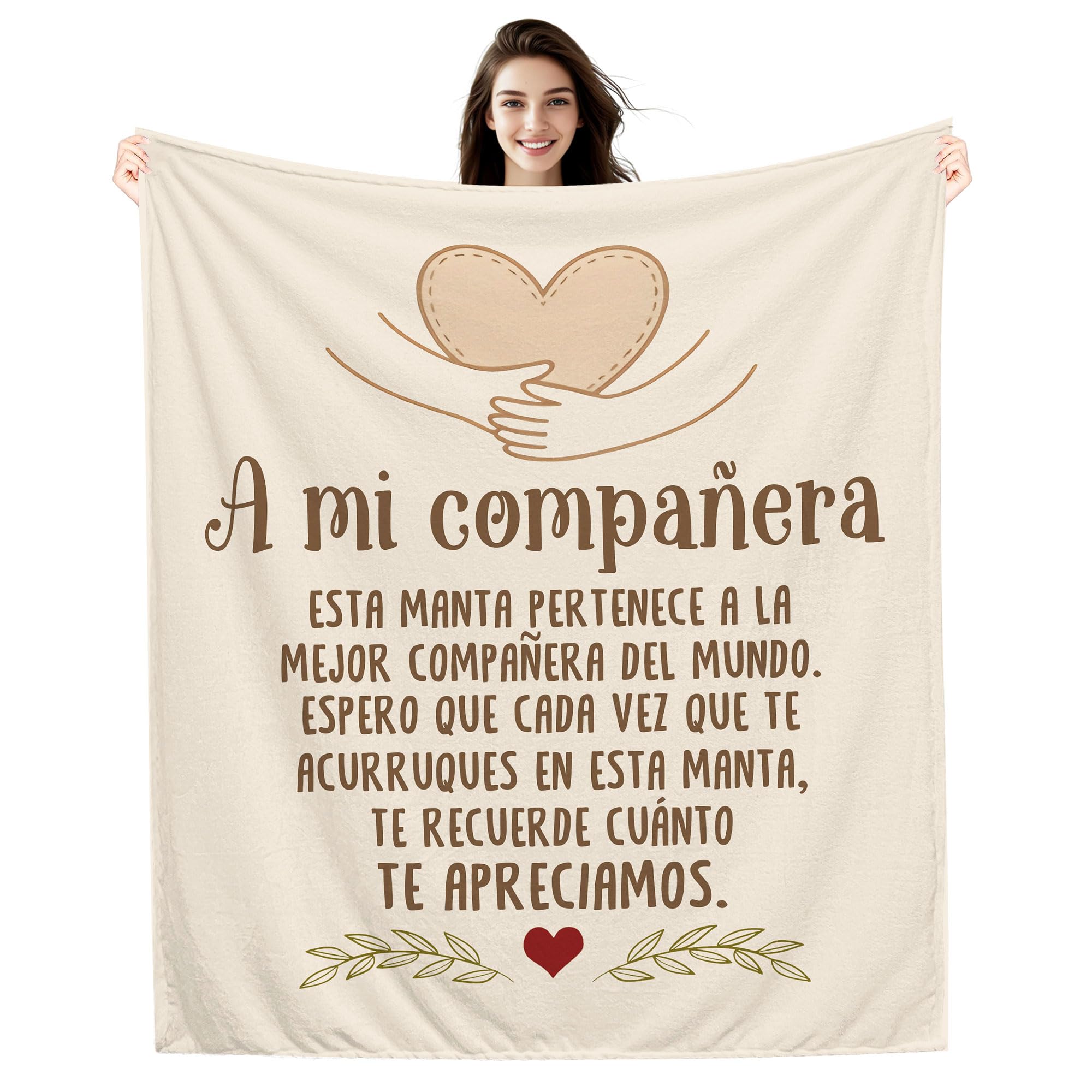 Amorea A mi Abuela Espero Que Cada Vez Que te acurruques en Esta Manta te recuerde cuánto te Quiero Ideas para Regalos Manta para la Abuela Cumpleaños Día de la Madre — view 43