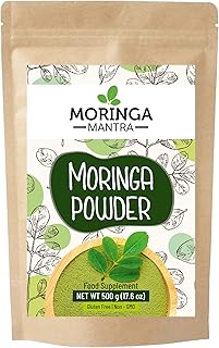 Moringa Mantra Moringa Leaf Powder 500g, Naturally Grown Powdered Moringa Leaves, Tested for Heavy Metals