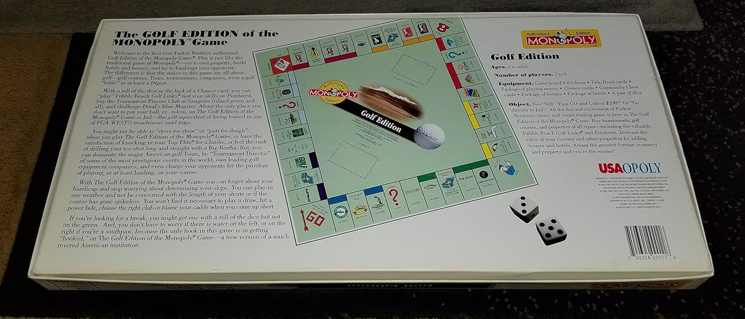 Best Cyber Monday 🔥 The GOLF EDITION of the MONOPOLY Game