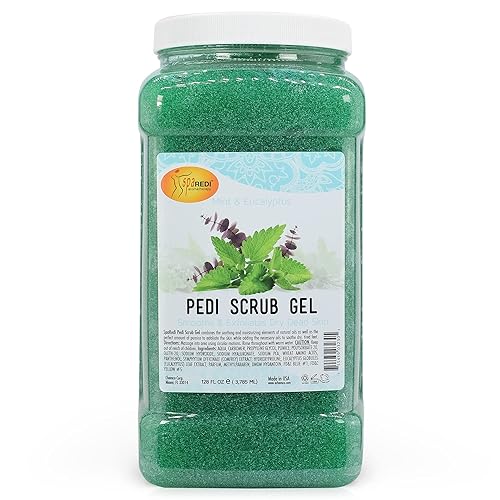 Miniatura 2 de SPA REDI - Exfoliante Exfoliante Piedra pómez, Menta y Eucalipto, 128 Oz - Manicura, Pedicura y Exfoliante Corporal Infundido con Ácido Hialurónico,
