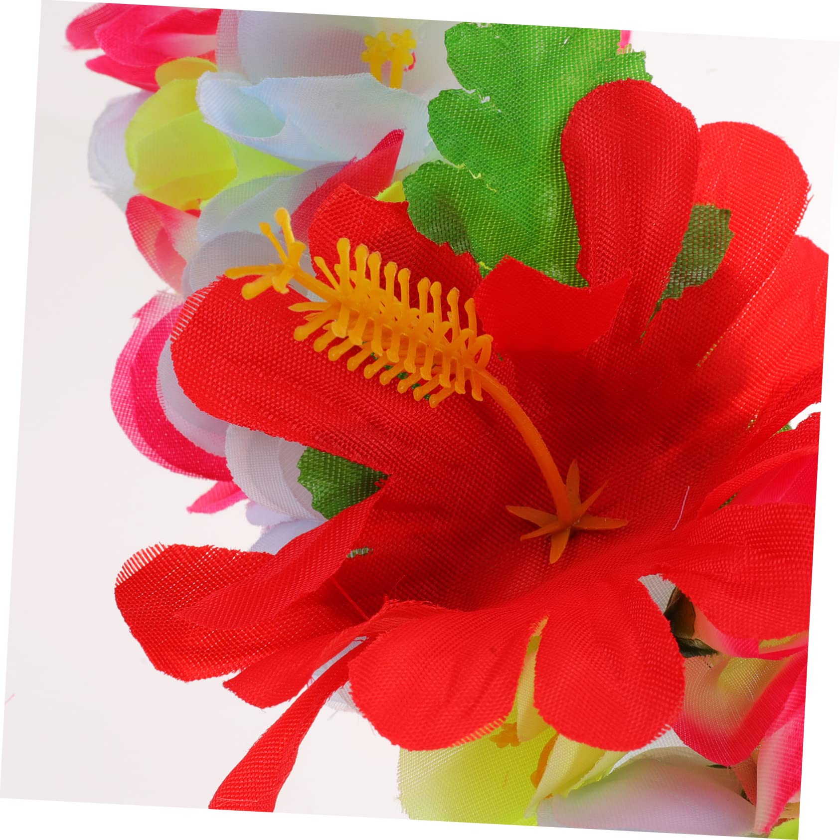 STOBOK 4stücke Hawaiianische Blumenkranz Dekoration Für Strandpartys Lifelike Luau Lei Für Sommerfeste Hochzeiten Und Foto-Requisiten Farben Perfekter Party-spaß