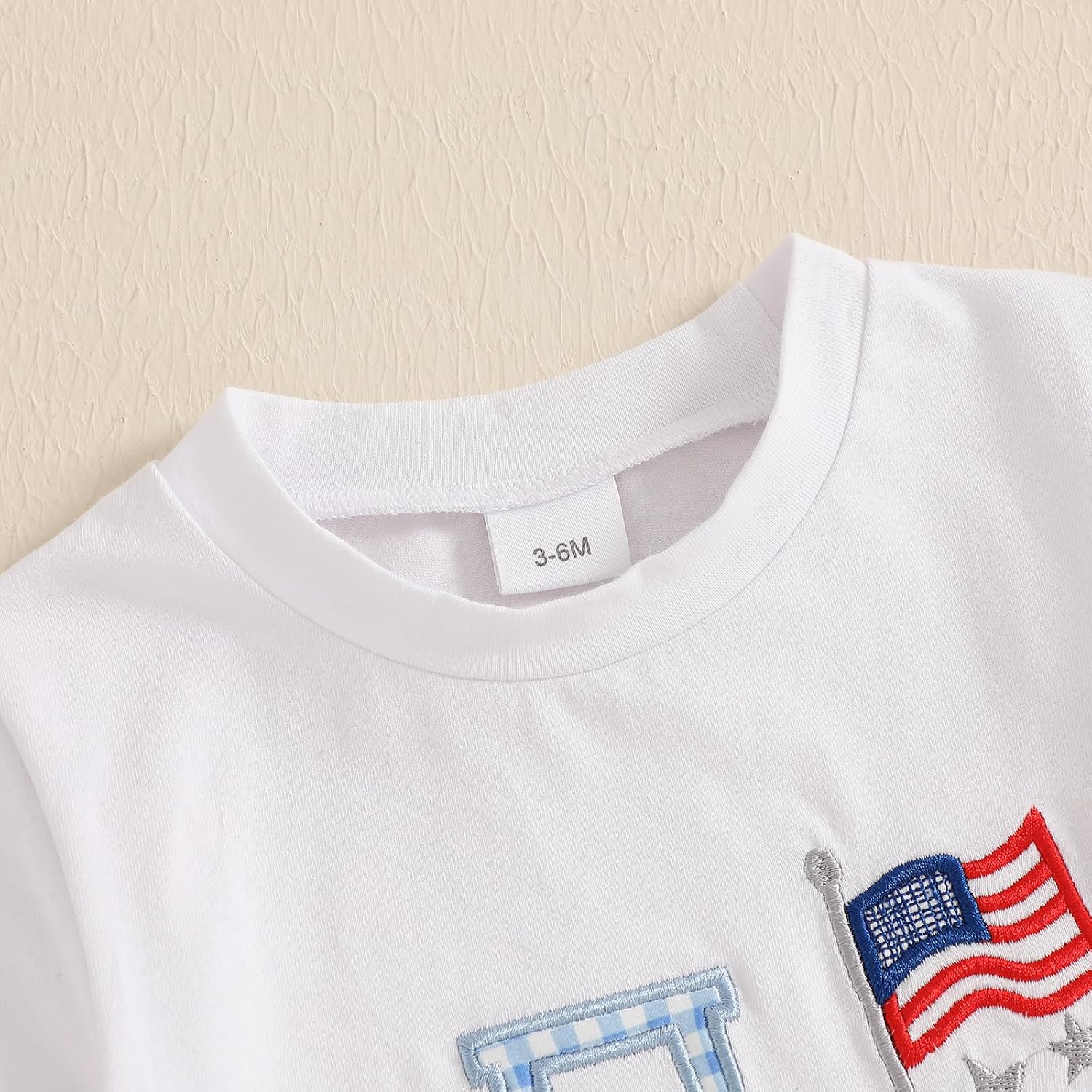 Kuriozud Toddler Baby Boy 4th Of July Outfit Truck American Flag T-shirt Top Red White Bule Shorts Set Fourth Of July Clothes