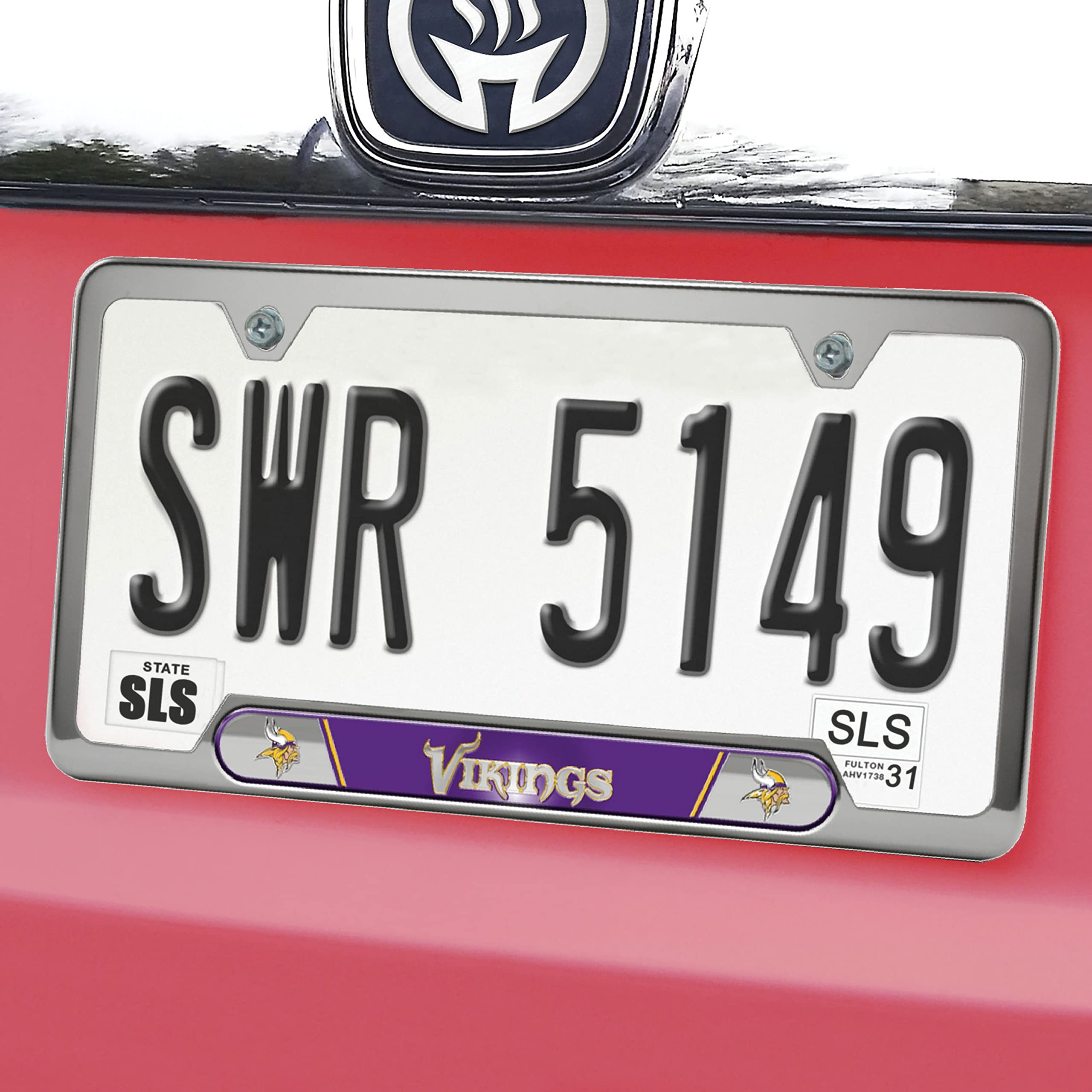 Minnesota Vikings License Plate Frame Liberty Flag Specialty