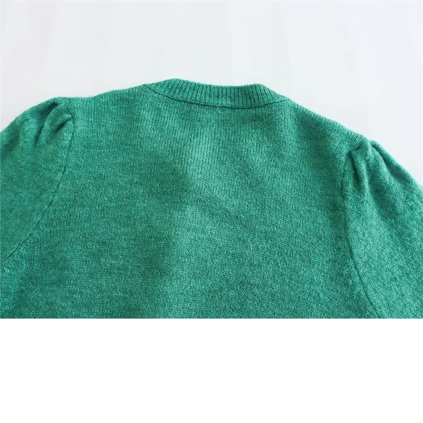 Damskie swetry odzież damska okrągły dekolt długi rękaw luźny dzianinowy kardigan wysadzany klejnotami guzik sweter damski streetwear