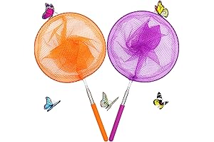 Insect Catching Nets Made of Crawdad & Telescopic Stainless Steel Pole