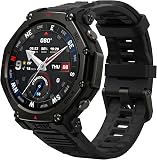 Amazfit T-Rex 3 Pro Smartwatch Outdoor 48mm Display AMOLED in Zaffiro, Ghiera in Titanio, GPS Dual Band, Mappe Offline, 25 Giorni di Autonomia, Torcia Integrata, 10 ATM, 180+ Modalità Sport - 1