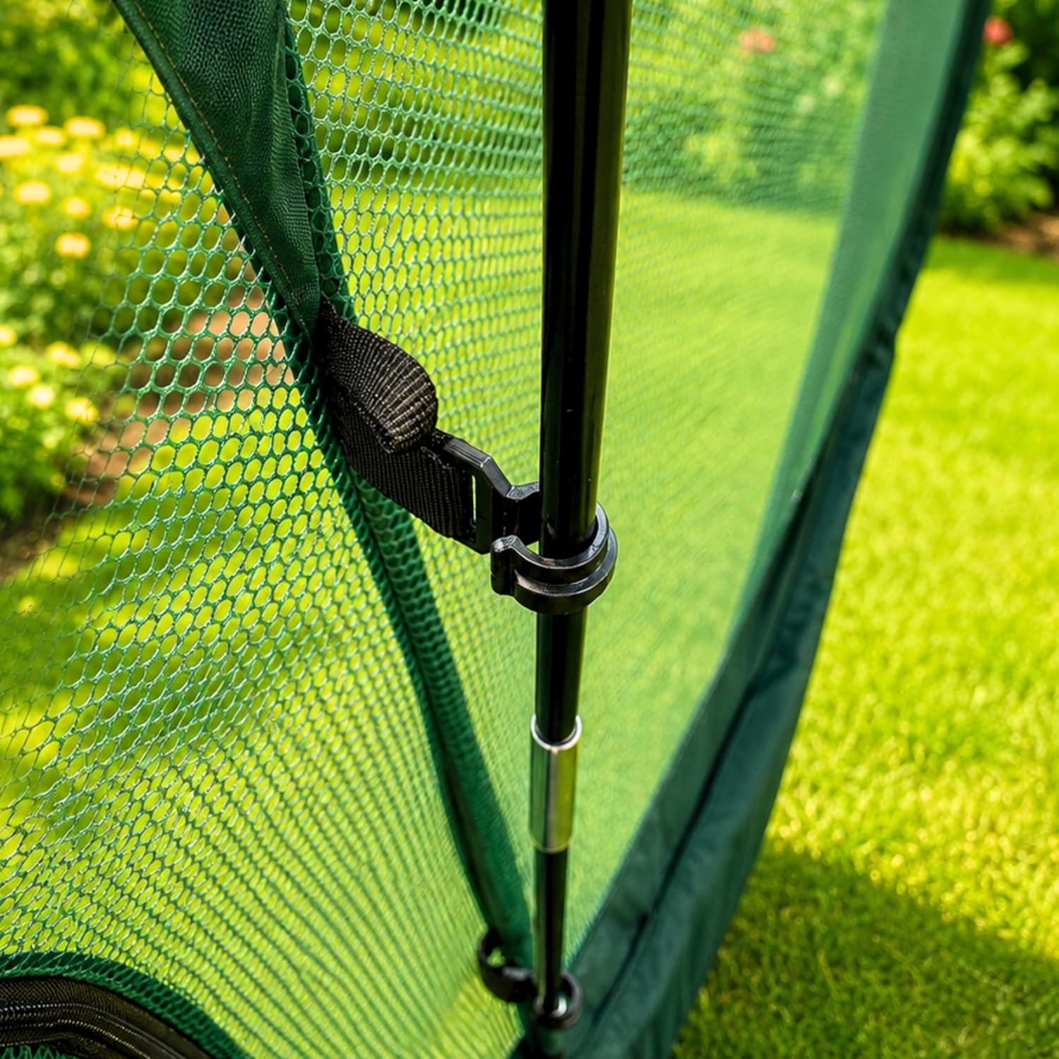 GardenSkill Poulailler Cage a Lapin Exterieur 200x100cm | Tunnel Maison pour Cochon d'Inde Poule | Enclos de Jardin pour Petits Animaux de Compagnie | Abri avec Filet de Protection | 3 Portes Zippées