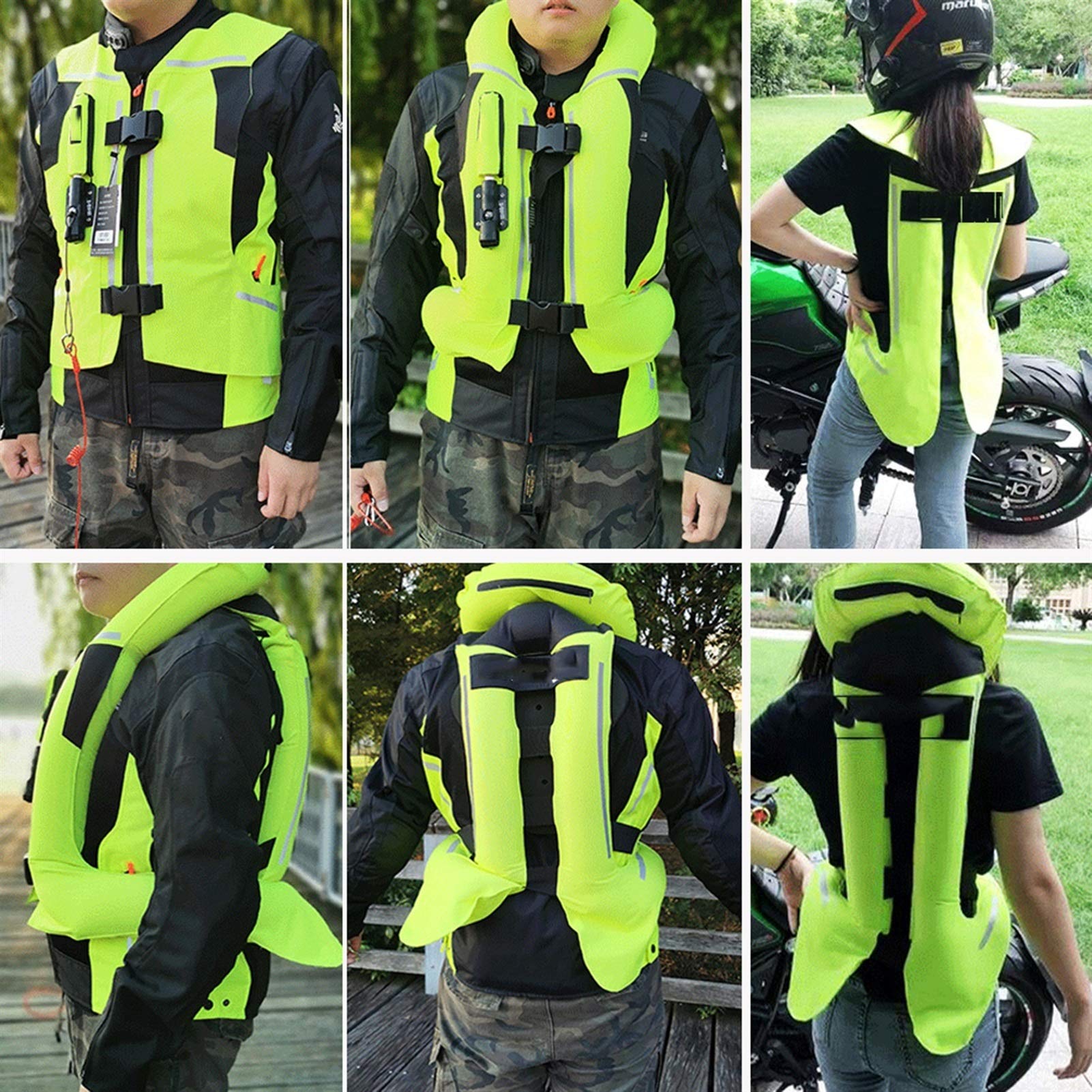 Chest Protector DUHAN Motorcycle Airbag Vest Men Motorcycle Jacket