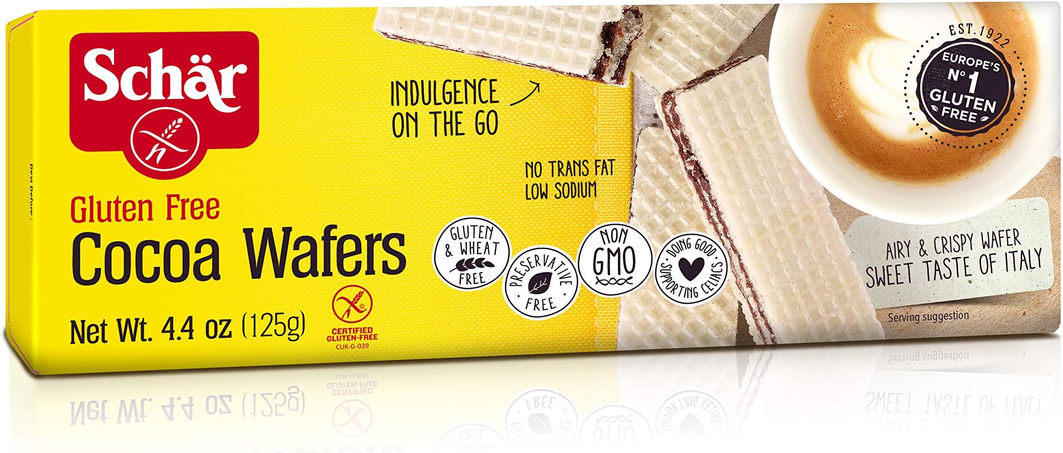 Amazon.com : Schar Vanilla Wafers, Gluten Free, 4.4-ounces (Pack of 6