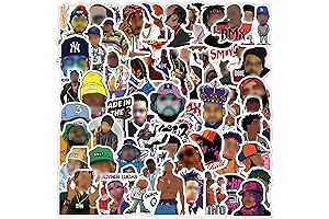 Commedes Garcons Sticker: Unleash Your Inner Fashion Icon with 50 Pcs Mixed Rapper Stickers
