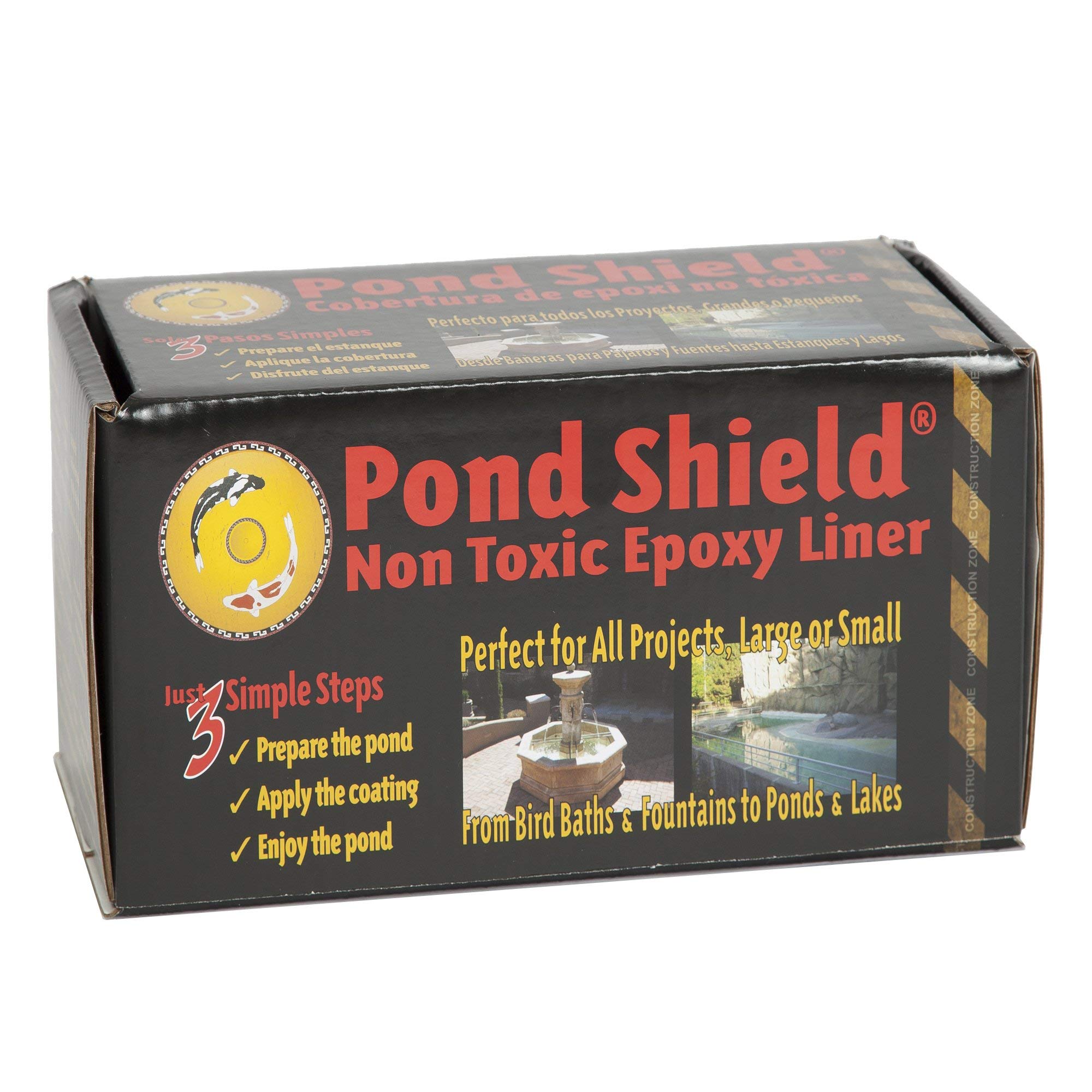 Pond Armor SKU-SKYBLUE-QT-R Non-Toxic Pond Shield Epoxy Paint, 1.5-Quart, Sky Blue