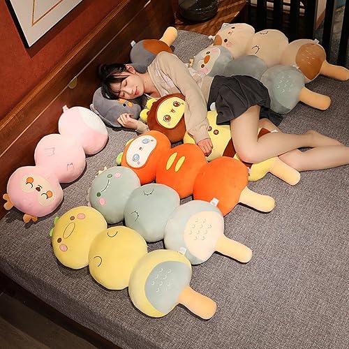 Miniatura 4 de Almohada de felpa de dinosaurio, almohada de animales de peluche de dinosaurio, bonita almohada de dinosaurio para abrazar, regalo para niñas y