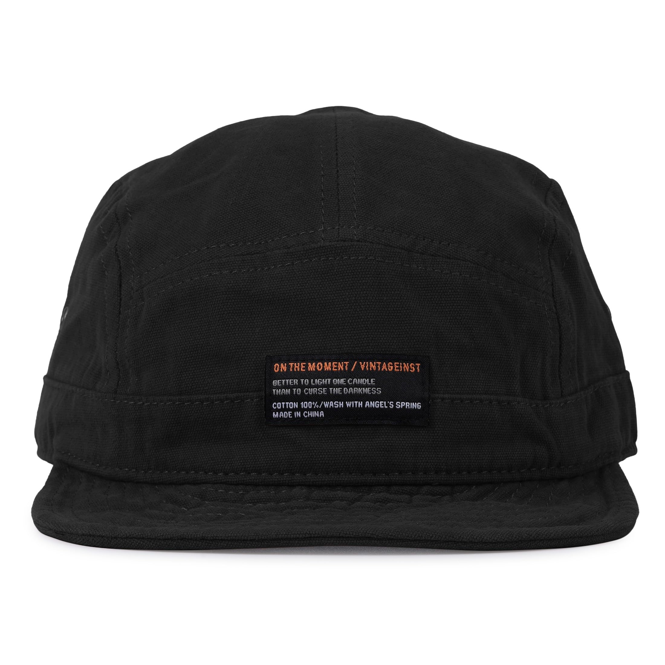 Croogo Men's Umpire Cap, Short Brim Cap, Soft, Breathable, Lightweight, Plain, Simple, Short Spit Cap, Running, Skating, Fishing, Work, Outdoors, Spring, Summer, Autumn