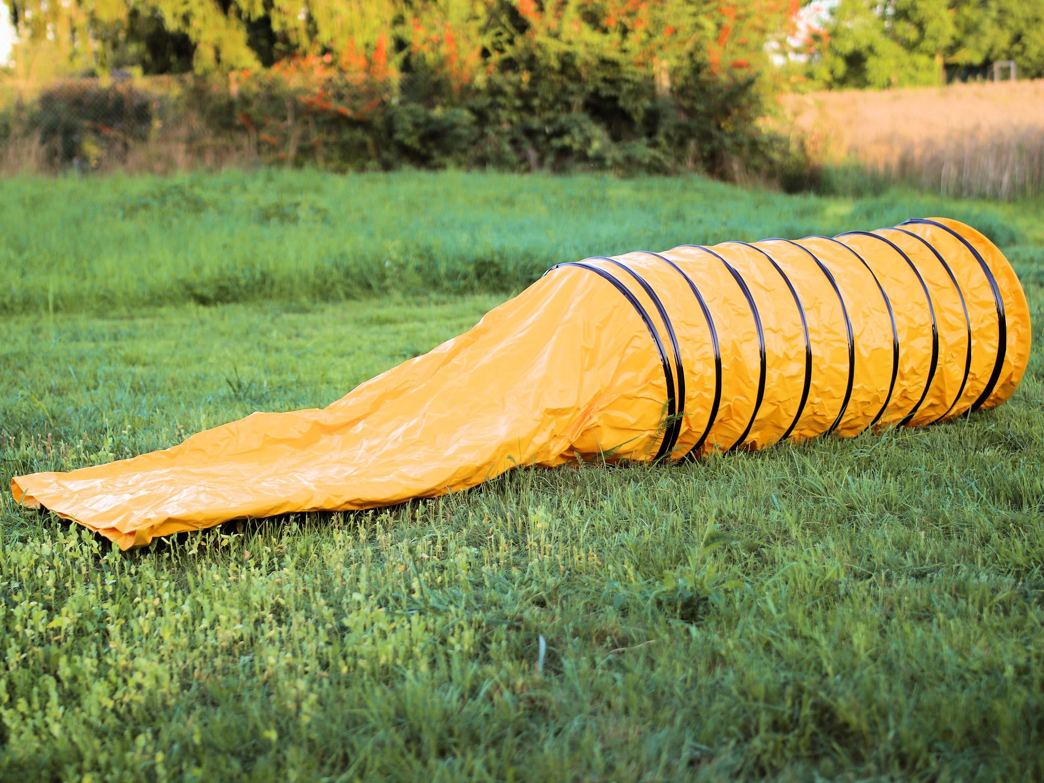 Agility Profi Sack-Tunnel für Hunde - Hundetunnel 60x300cm Spieltunnel Agilitytunnel Hundehöhle ST