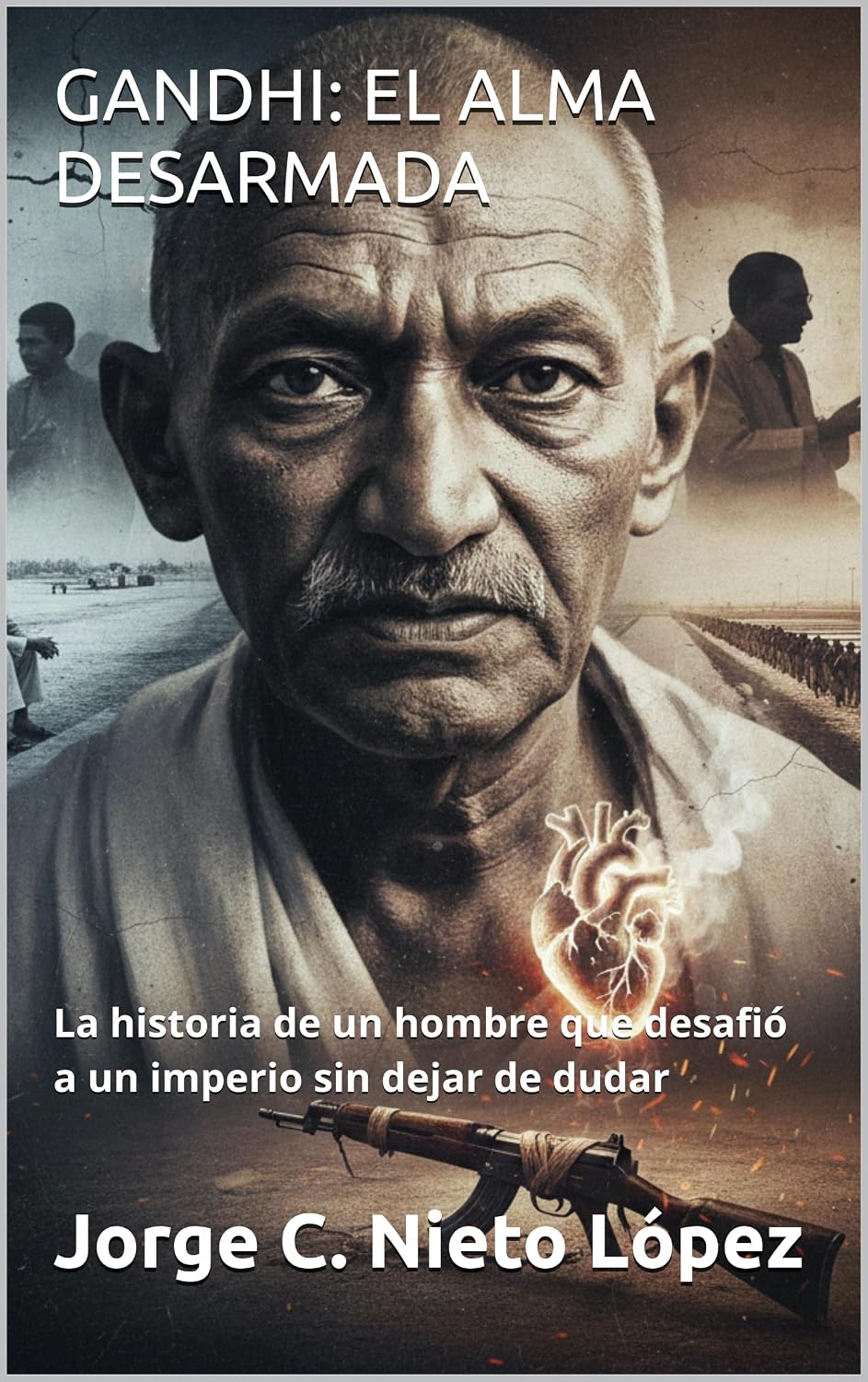 GANDHI: EL ALMA DESARMADA: La historia de un hombre que desafió a un imperio sin dejar de dudar (Spanish Edition)